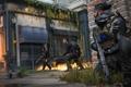 Modern Warfare 3 Captain Price taking cover next to wall with opponents in background