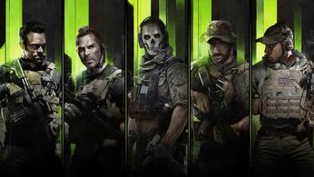 A group of soldiers are standing next to each other in Call of Duty