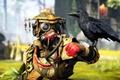 Apex Legends Bloodhound holding raven